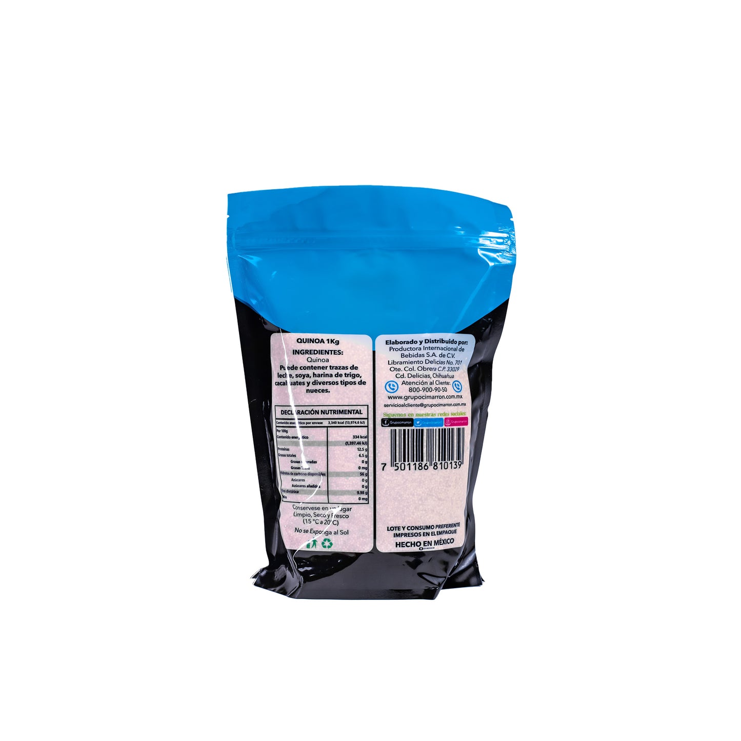Quinoa Bolsa 1kg Cimarron Botanas