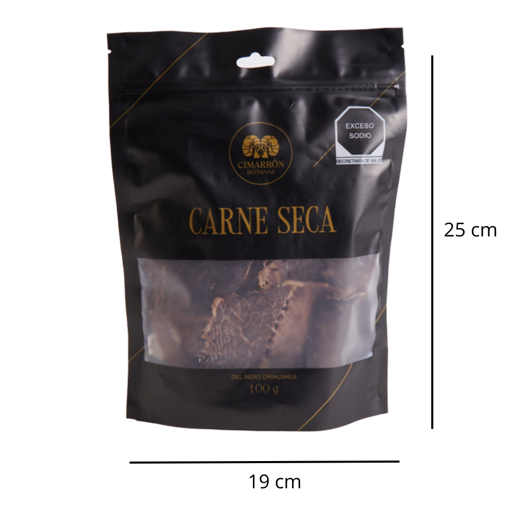 Carne seca natural 100gr - Premium Botana y mucho más en Cimarrón.Shop - $289! Envío gratis