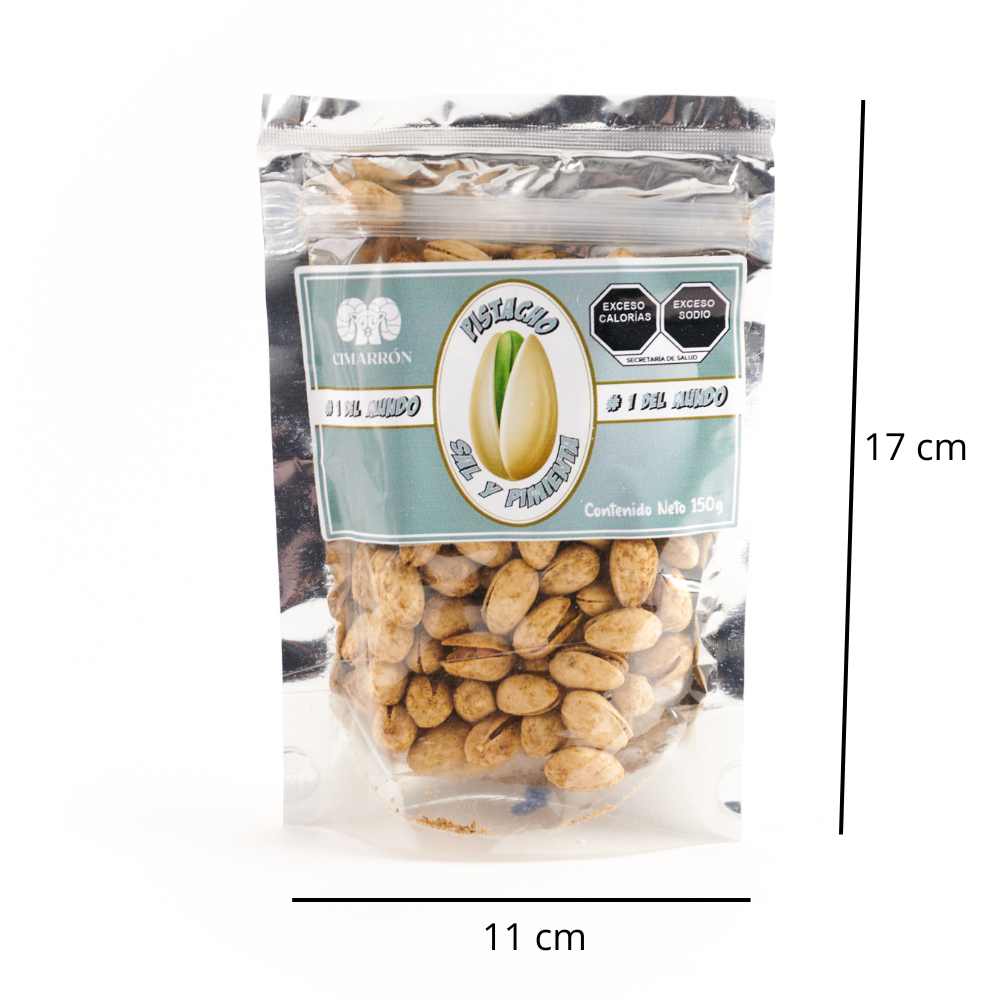 Pistachos sal y pimienta 150g - Premium Nueces y Semillas y mucho más en Cimarrón.Shop - $159! Envío gratis