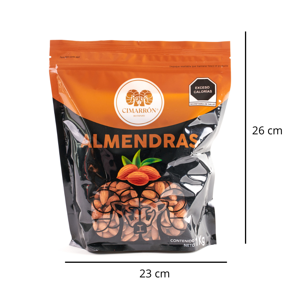 Almendra entera natural - Cimarrón