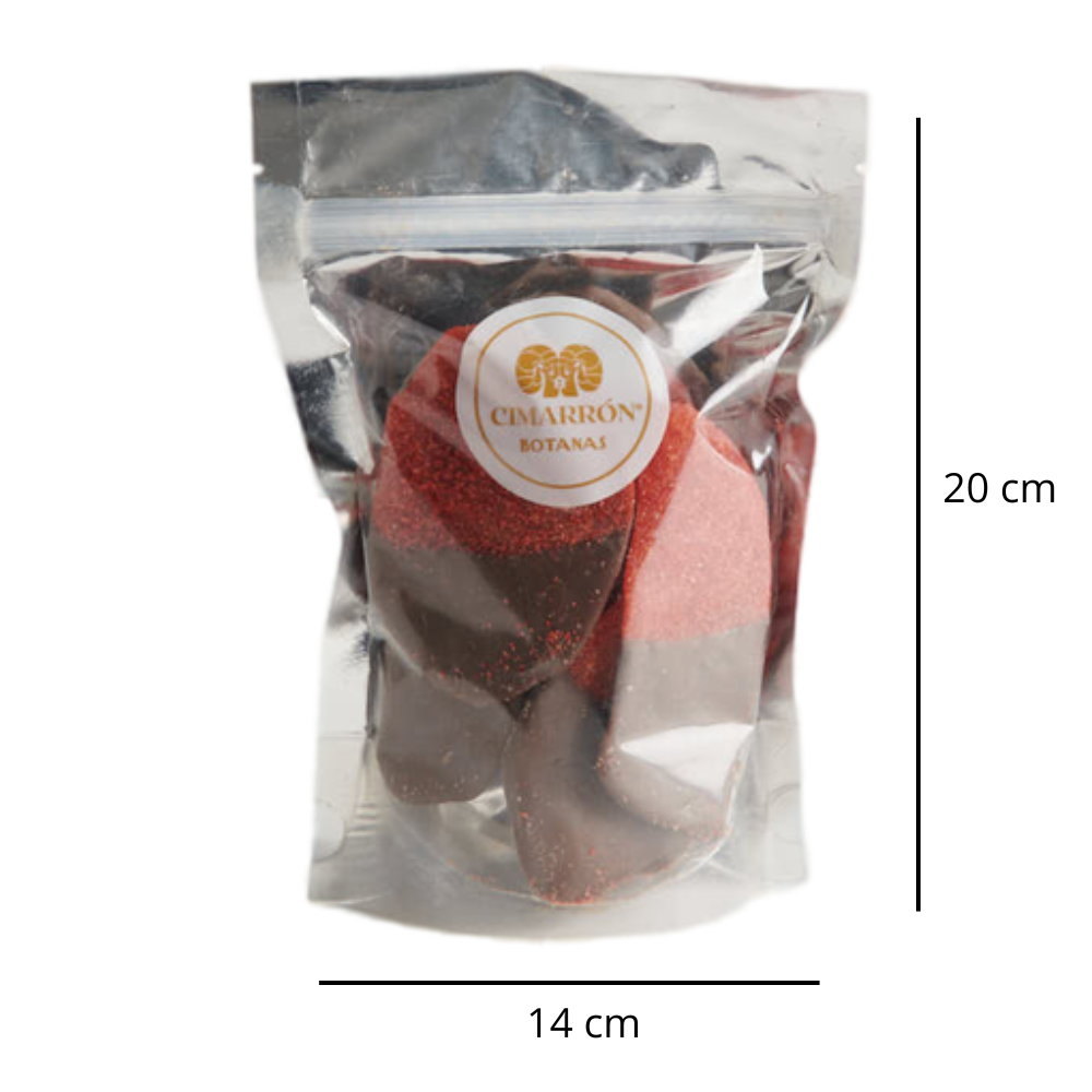 Mango enchilado con chocolate 300g - Cimarrón