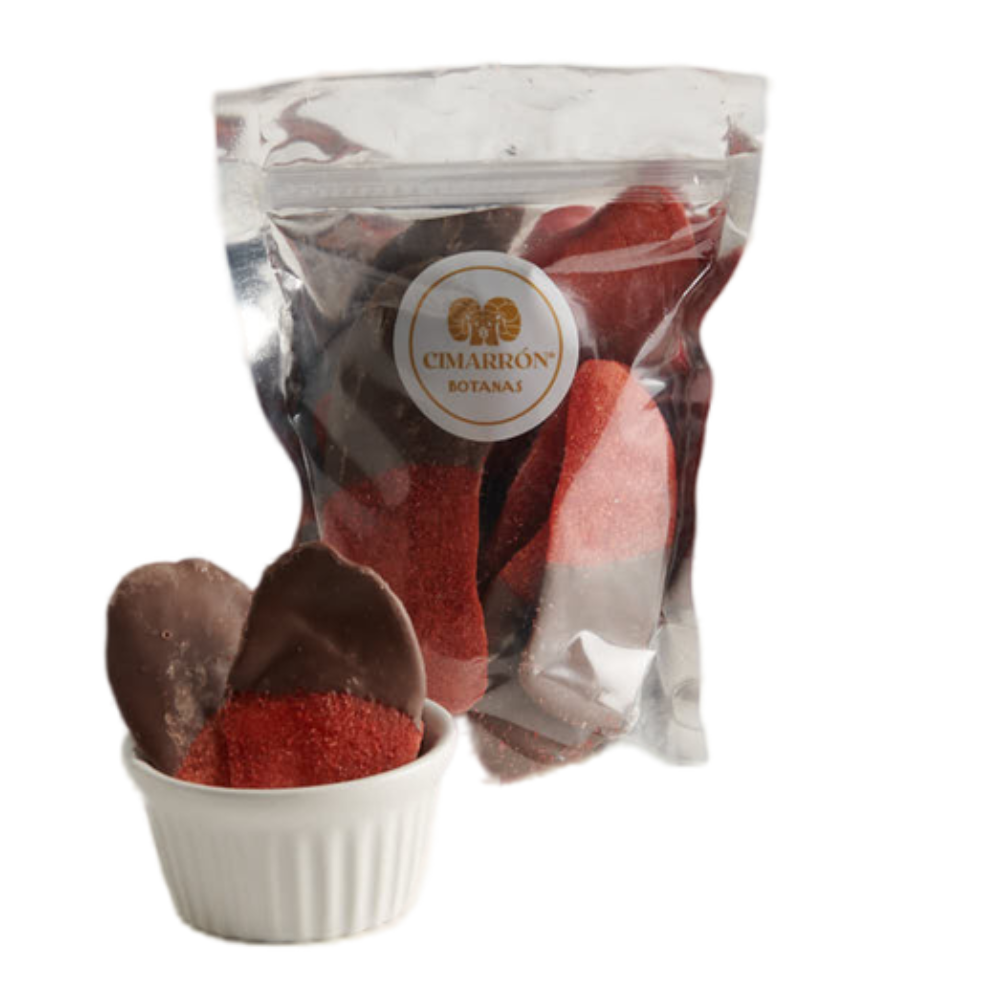 Mango enchilado con chocolate 300g - Cimarrón