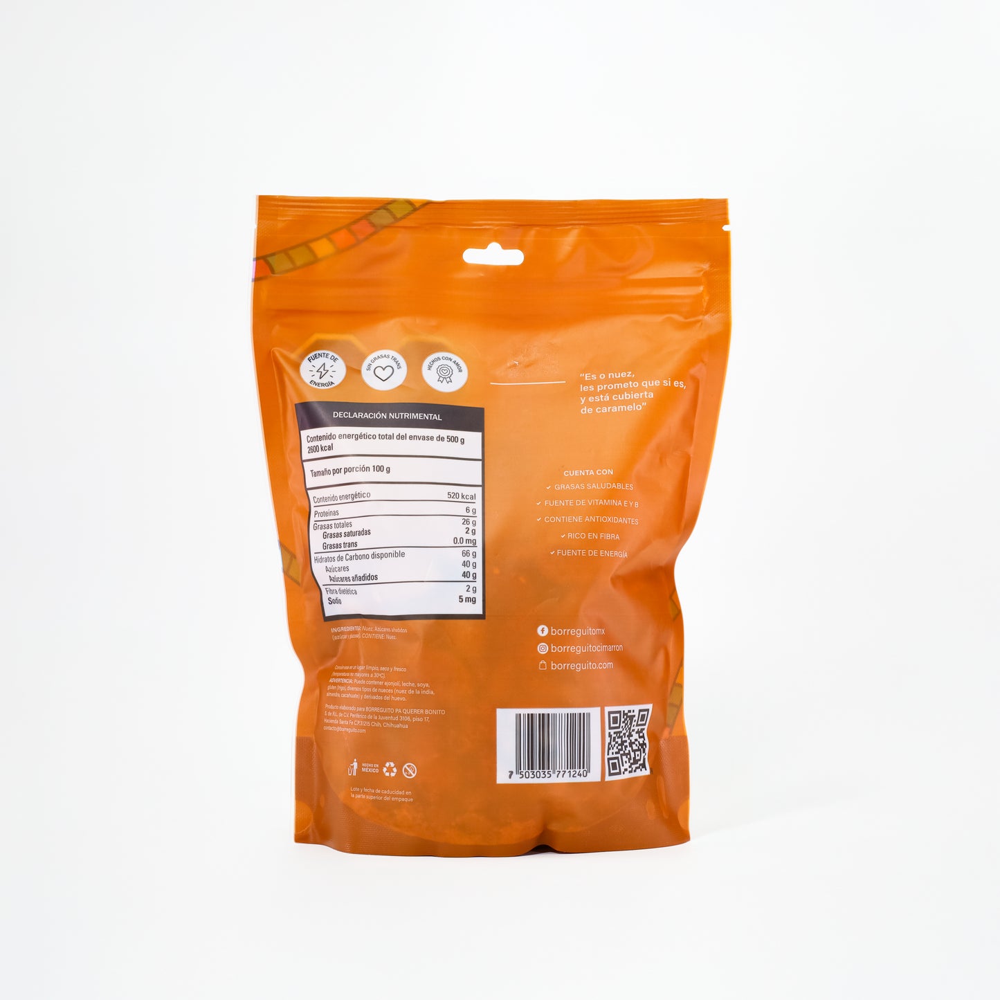 Nuez Garapiñada 500g - Premium Nueces y Semillas y mucho más en Cimarrón.Shop - $379! Envío gratis