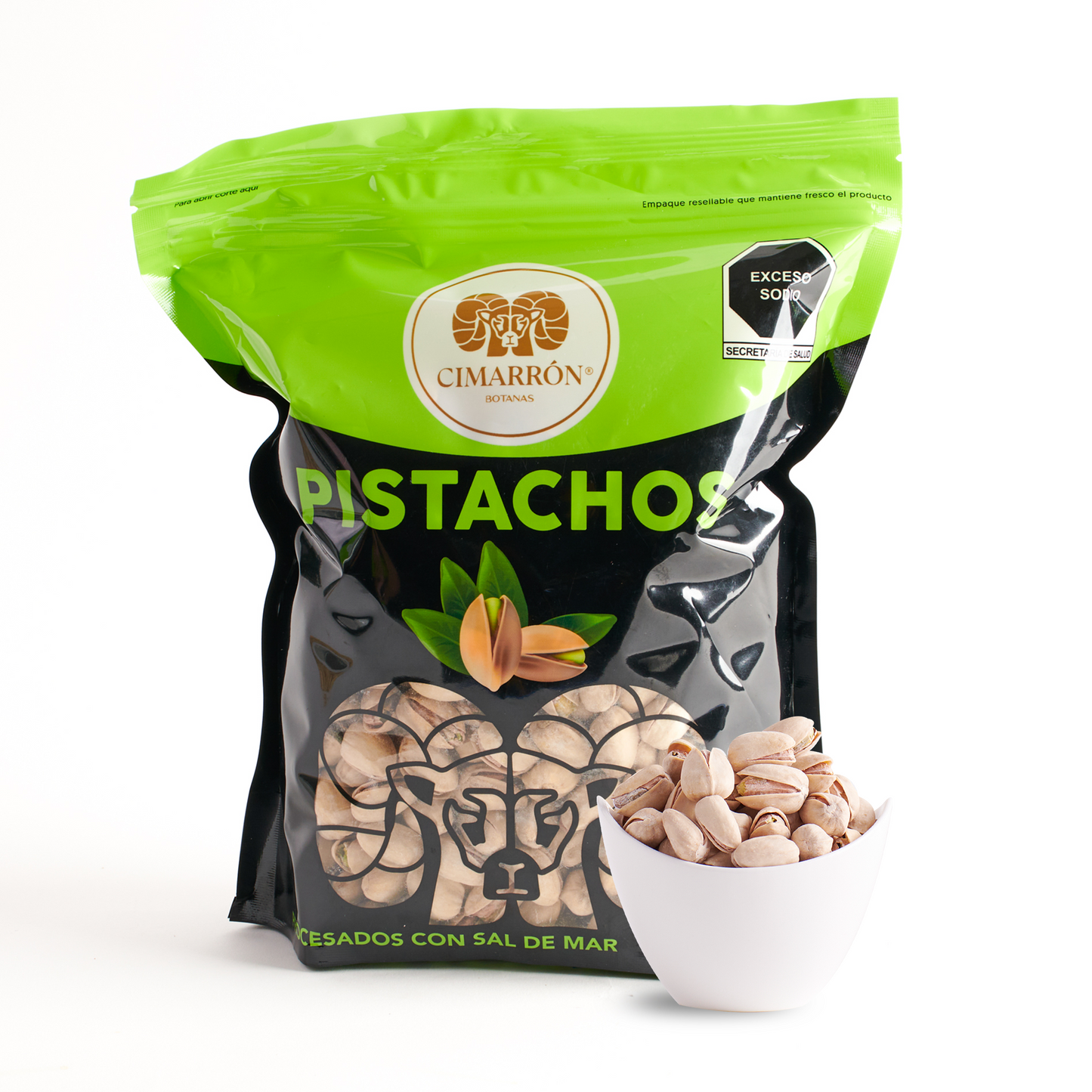 Pistachos Salado y Tostado - Cimarrón
