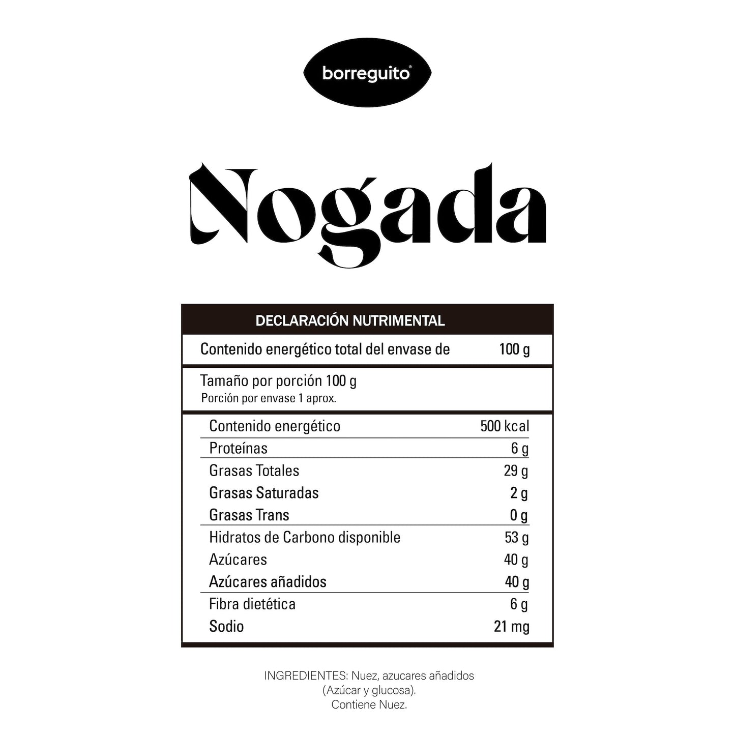 Palanqueta de Nuez - Cimarrón