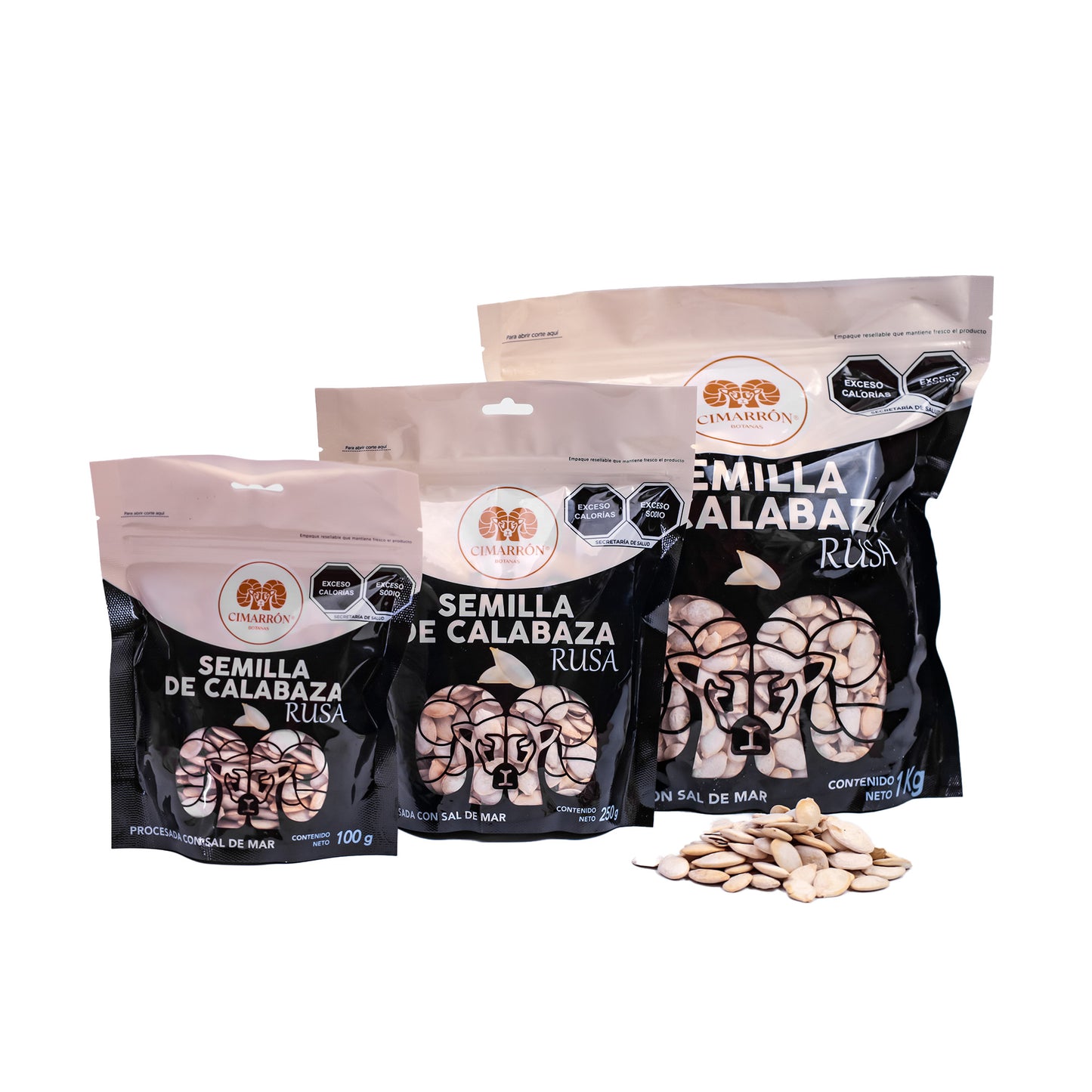 Semillas de calabaza Cimarrón Botanas 1 Kg