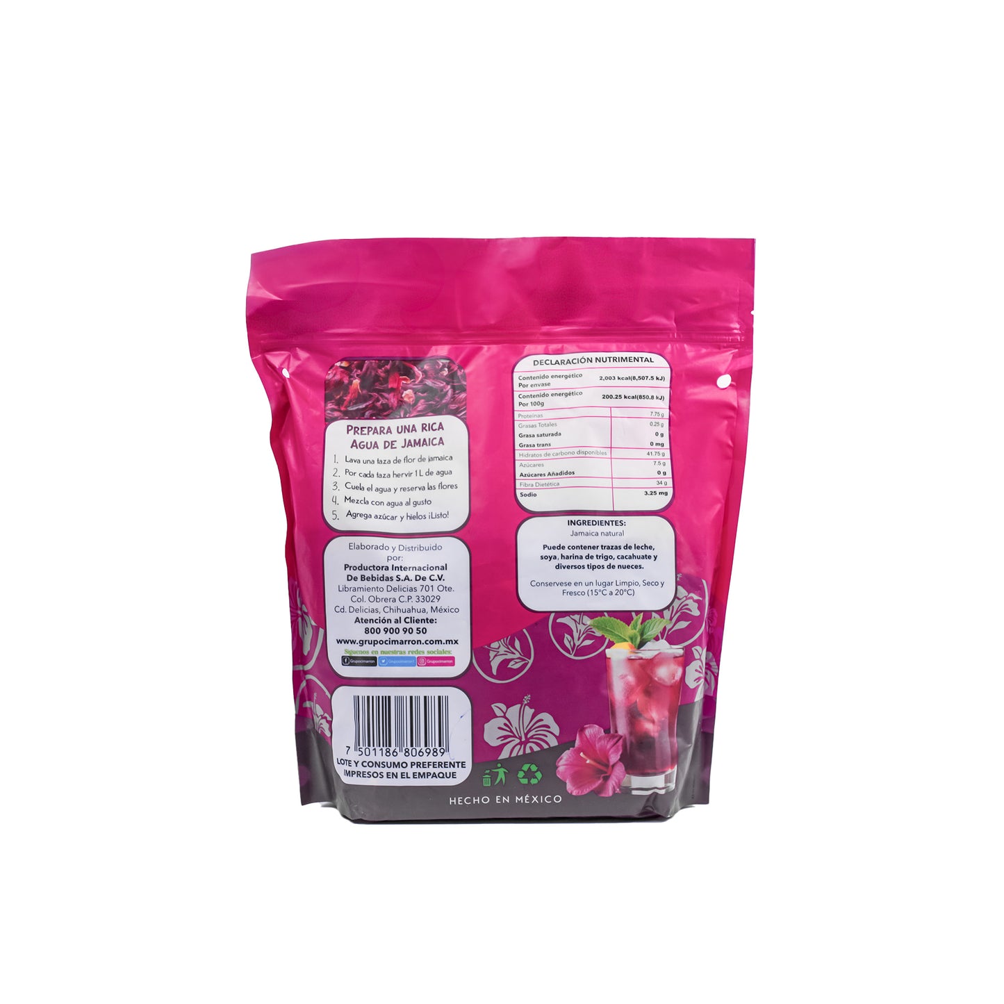 Jamaica 1 Kg Cimarron Botanas
