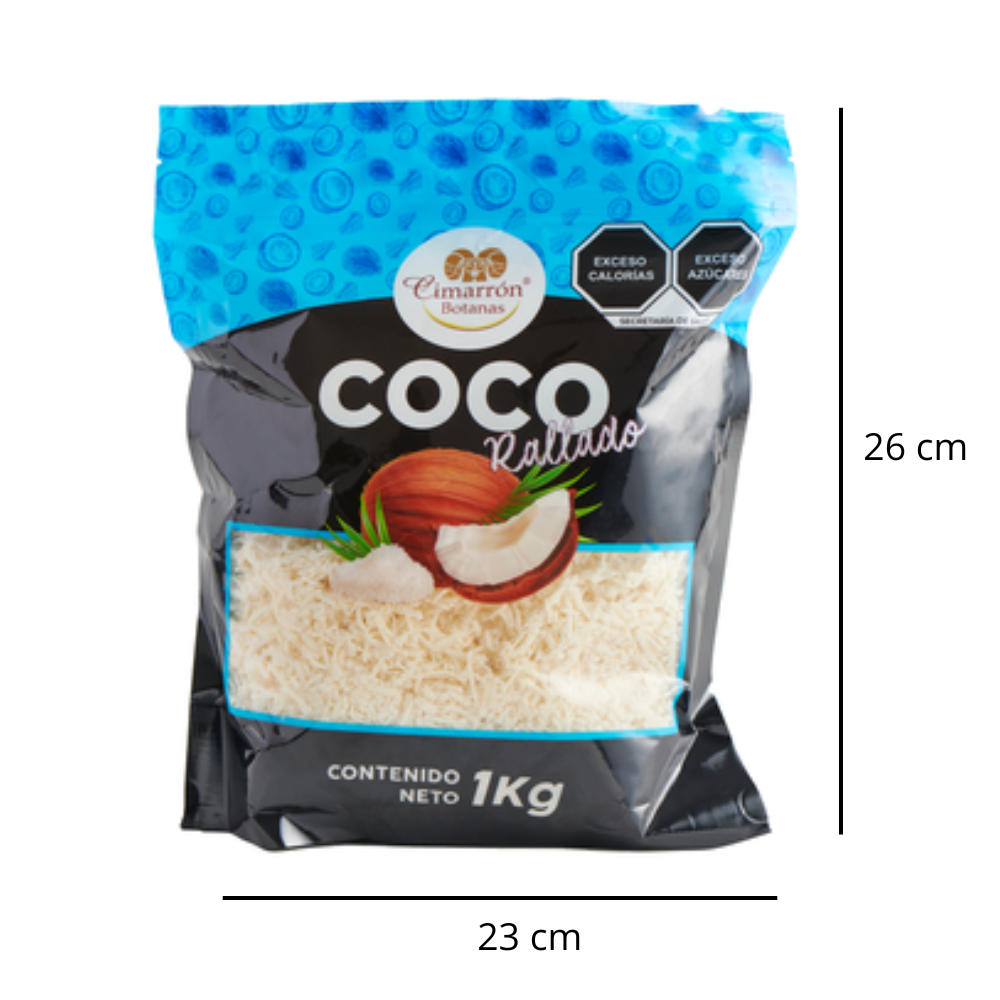Coco Rallado 1kg - Premium Frutos secos y mucho más en Cimarrón.Shop - $179! Envío gratis