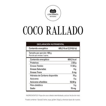 Coco Rallado - Premium Frutos secos y mucho más en Cimarrón.Shop - $140! Envío gratis