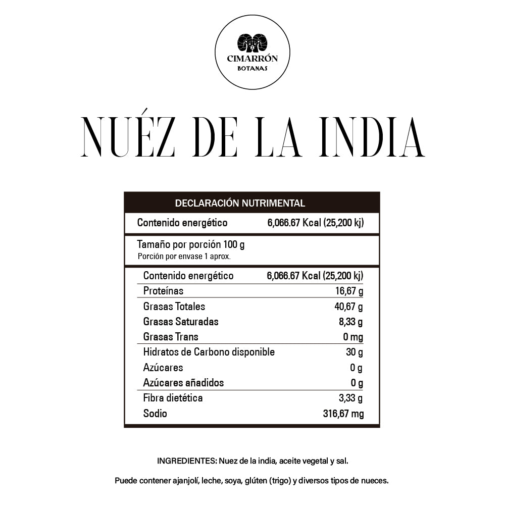 Nuez de la India 1kg - Premium Nueces y Semillas y mucho más en Cimarrón.Shop - $449! Envío gratis