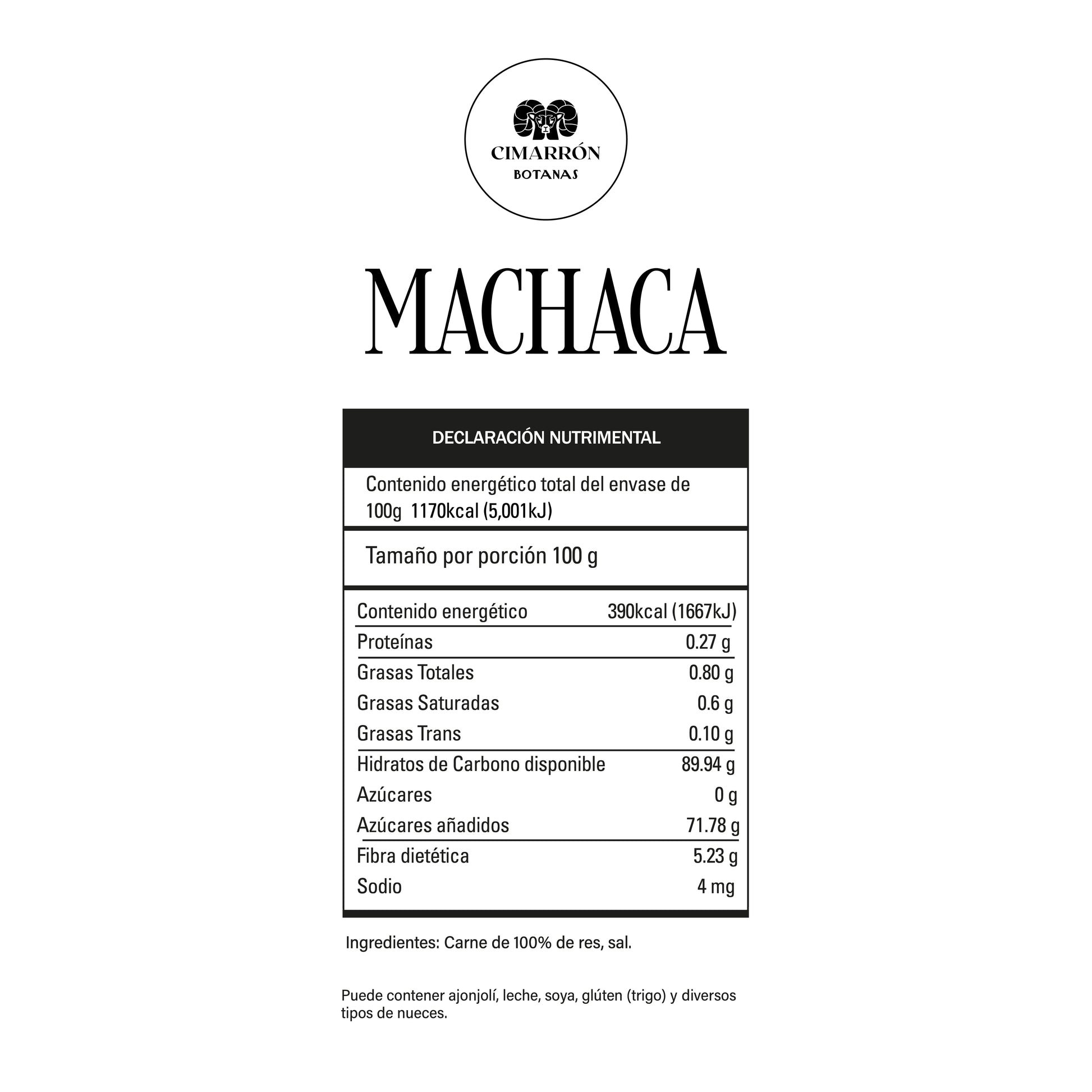 Machaca 250gr - Premium Botana y mucho más en Cimarrón.Shop - $429! Envío gratis