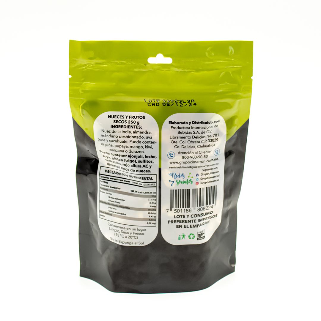 Mix nueces y frutos secos Cimarron Botanas, 250g